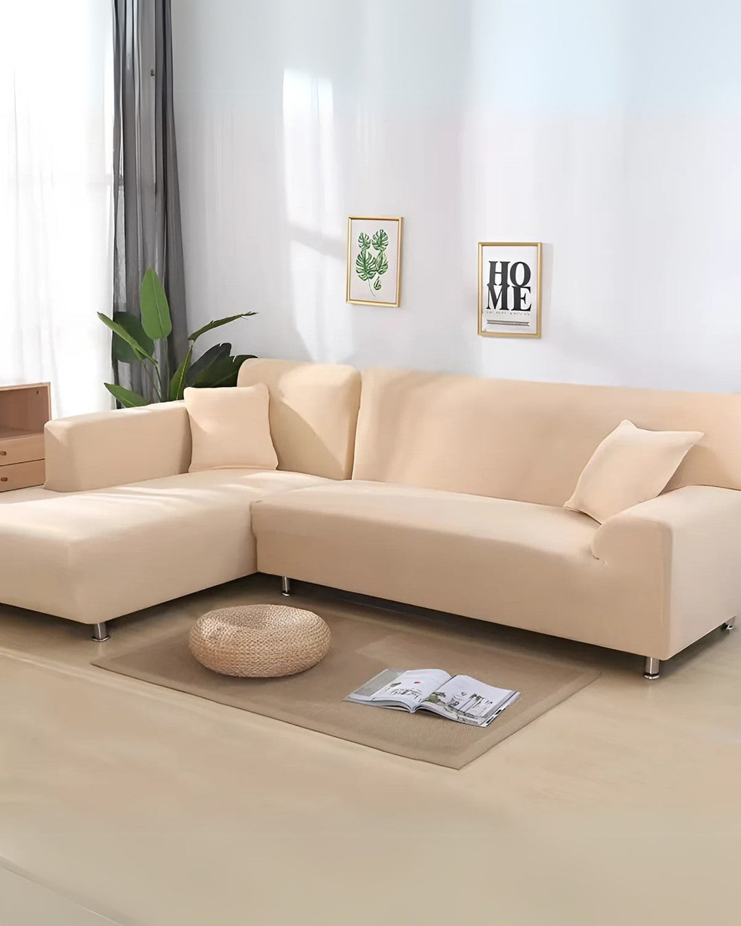 Elegant modulær sofatræk med mulighed for enhver arrangement