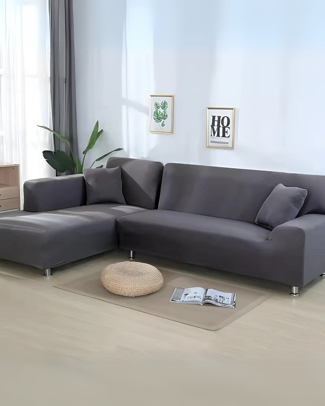 Elegant modulær sofatræk med mulighed for enhver arrangement