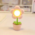 Sød Blomst Natlampe til Børn – LED Bordlampe i Blomsterdesign til Børneværelset