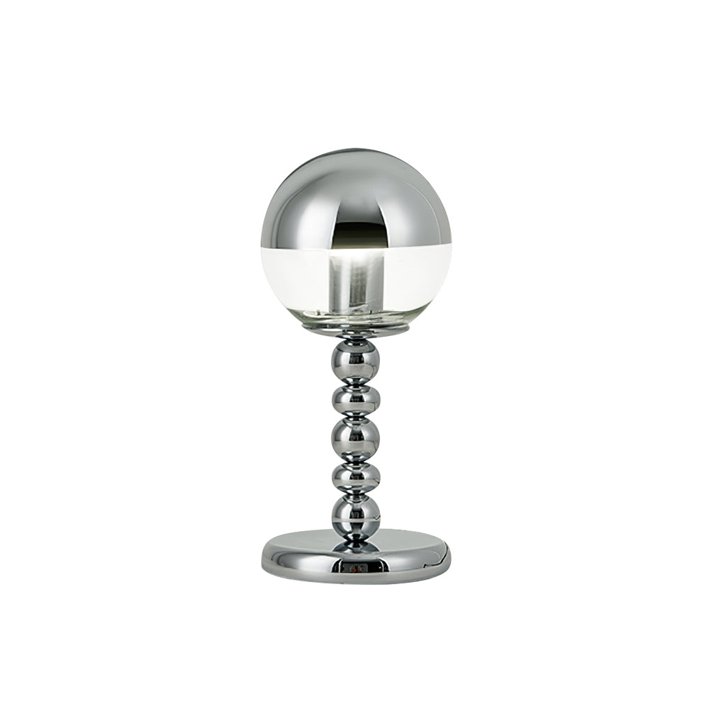 MirrorGlow – Minimalistisk Chrome Bordlampe