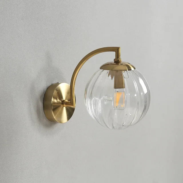 Moderne LED Væglampe lavet af farvet glas, nordisk minimalistisk stue-soveværelse væglampe, spisestue-køkken indendørs lys