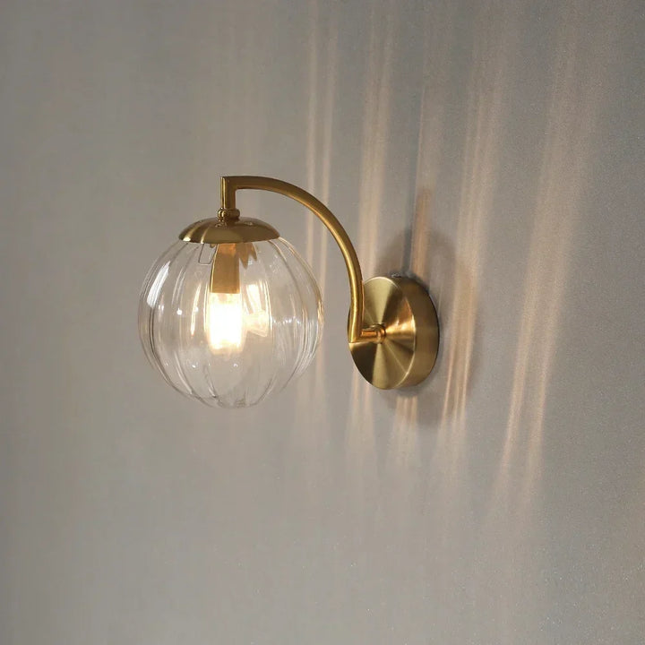 Moderne LED Væglampe lavet af farvet glas, nordisk minimalistisk stue-soveværelse væglampe, spisestue-køkken indendørs lys