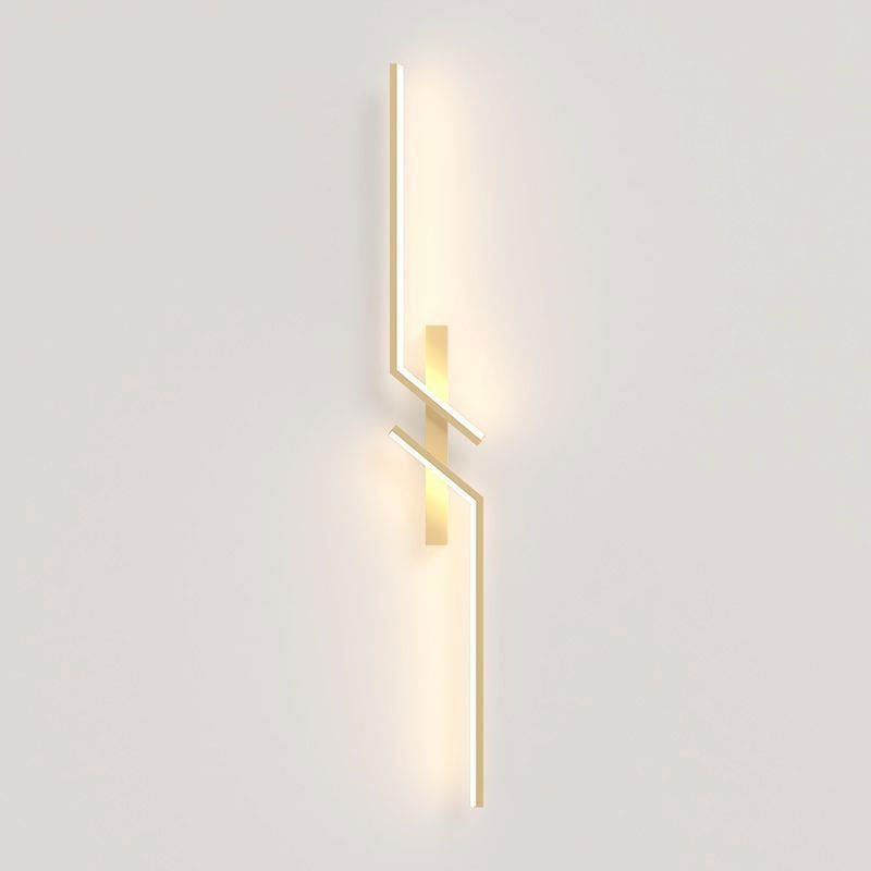 Kreativ LED væglampe med stribedesign | Moderne design