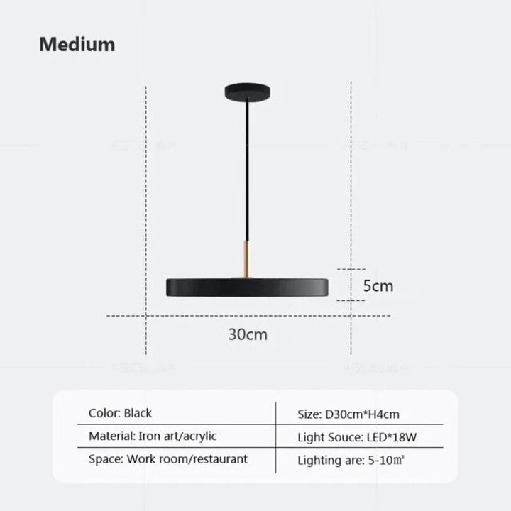 Slim Disc Pendel Lys