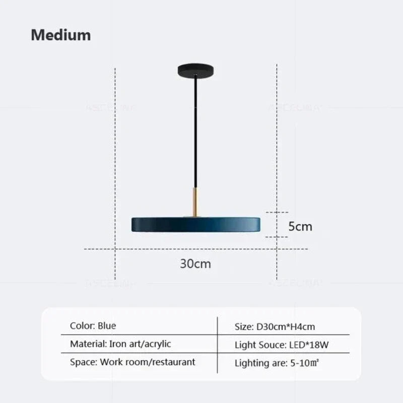Slim Disc Pendel Lys