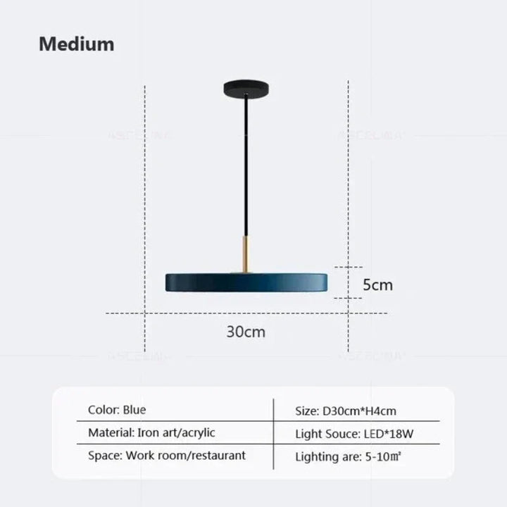 Slim Disc Pendel Lys