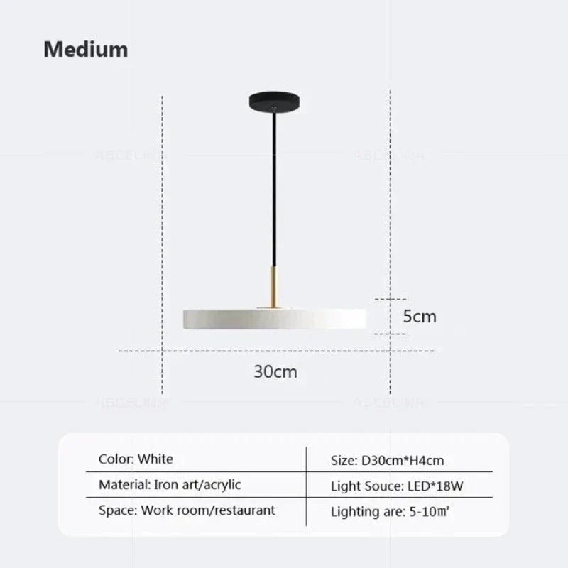 Slim Disc Pendel Lys