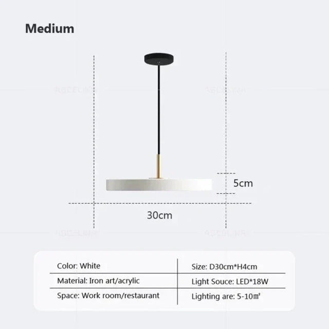 Slim Disc Pendel Lys