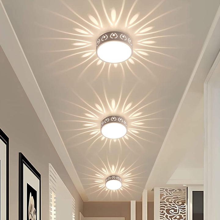 Moderne LED loftlampe - til entré, gang og balkon