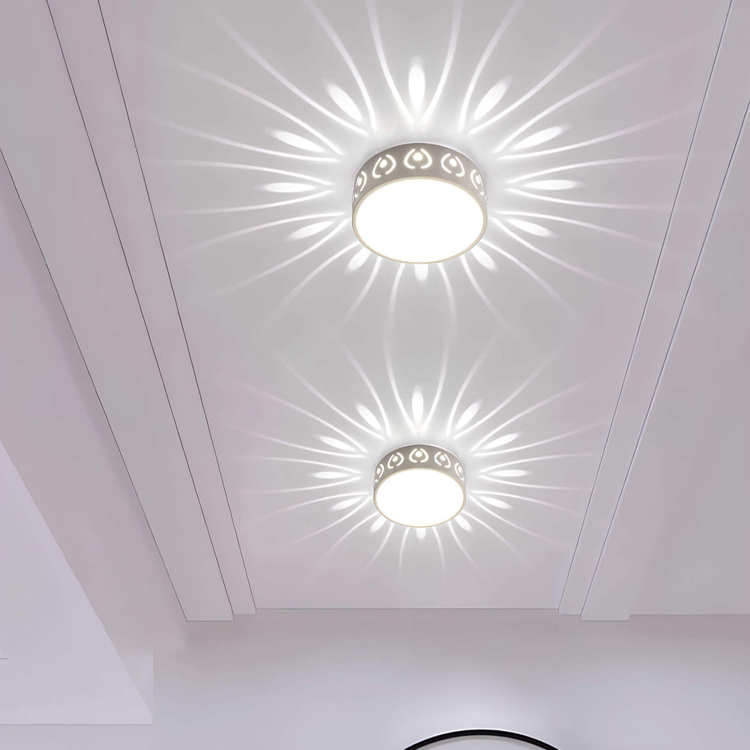 Moderne LED loftlampe - til entré, gang og balkon