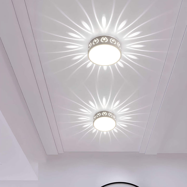 Moderne LED loftlampe - til entré, gang og balkon