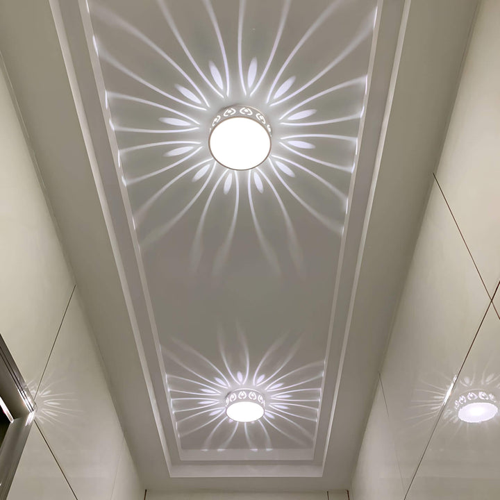 Moderne LED loftlampe - til entré, gang og balkon