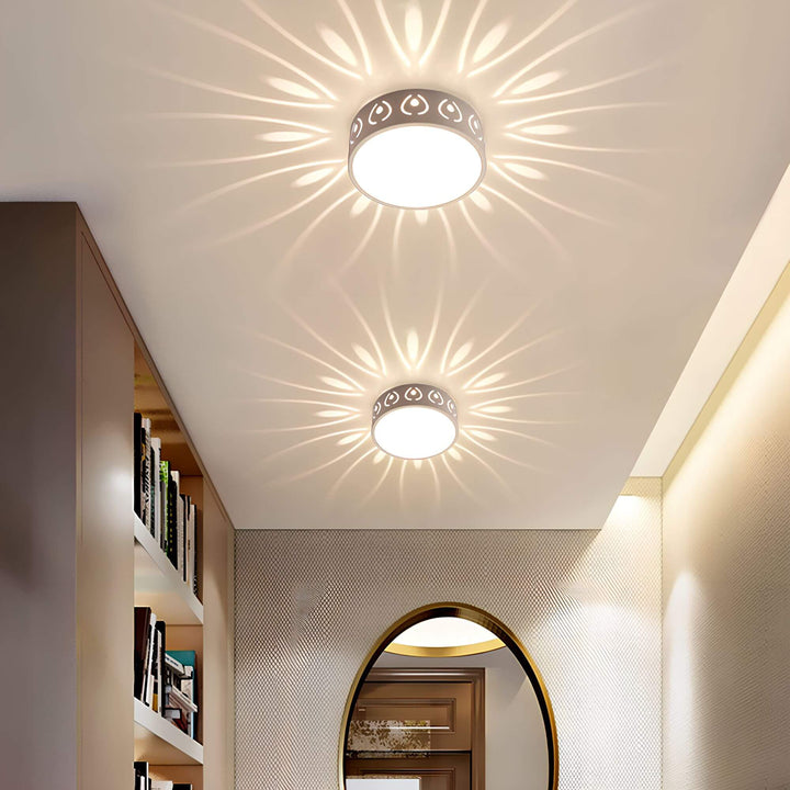 Moderne LED loftlampe - til entré, gang og balkon