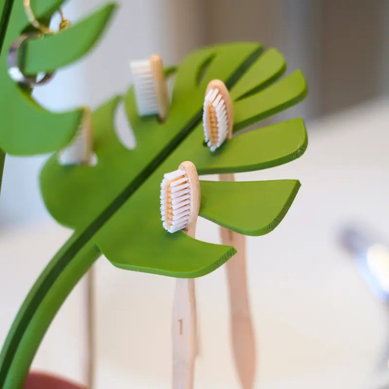 Monstera Spejlmonteret Badeværelsesorganisator - Pladsbesparende med Stilfuldt Design