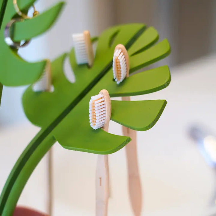 Monstera Spejlmonteret Badeværelsesorganisator - Pladsbesparende med Stilfuldt Design