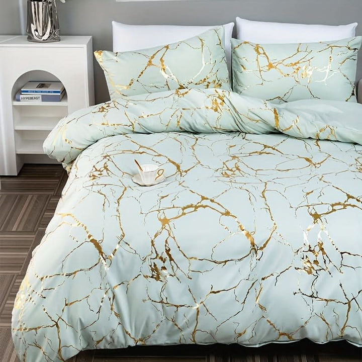 Marmor Design Duvet Cover Sæt til Moderne Soveværelse