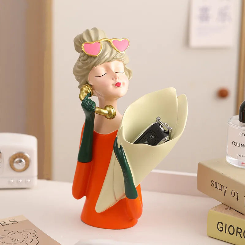 FloralFinesse - Pige Vase Dekor