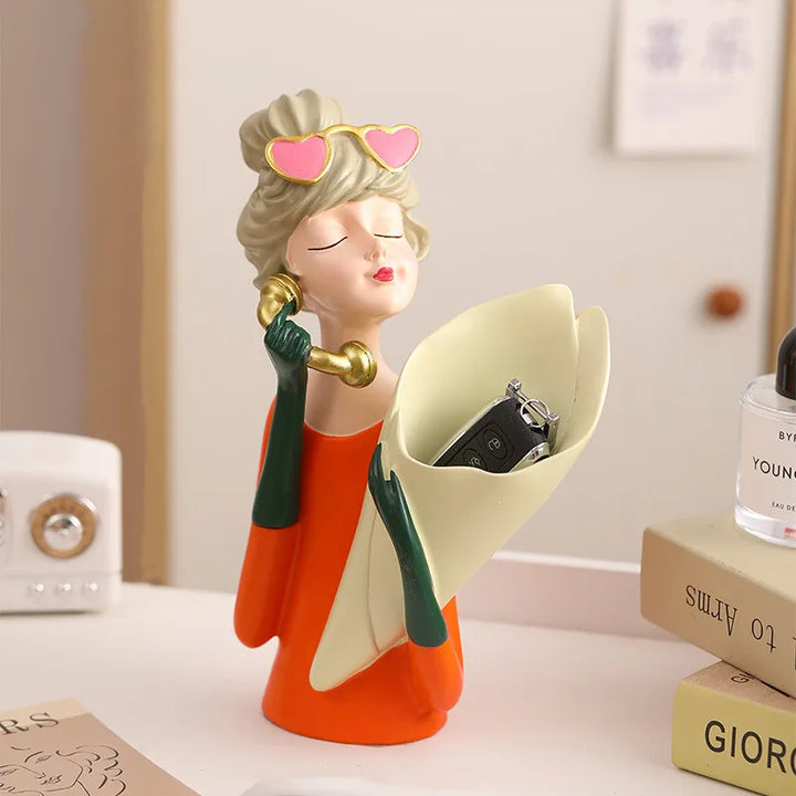 FloralFinesse - Pige Vase Dekor