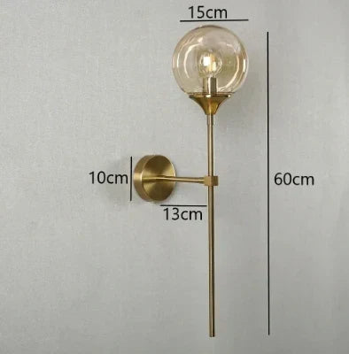 Væglampe Skandinavisk Moderne Glas