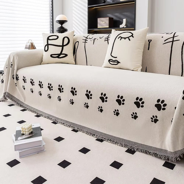 Nordisk Kat Pote Chenille Sofa Dække