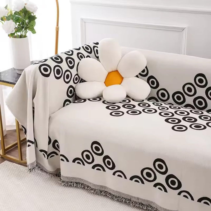 Circa Bloom Mønstret Chenille Sofaovertræk