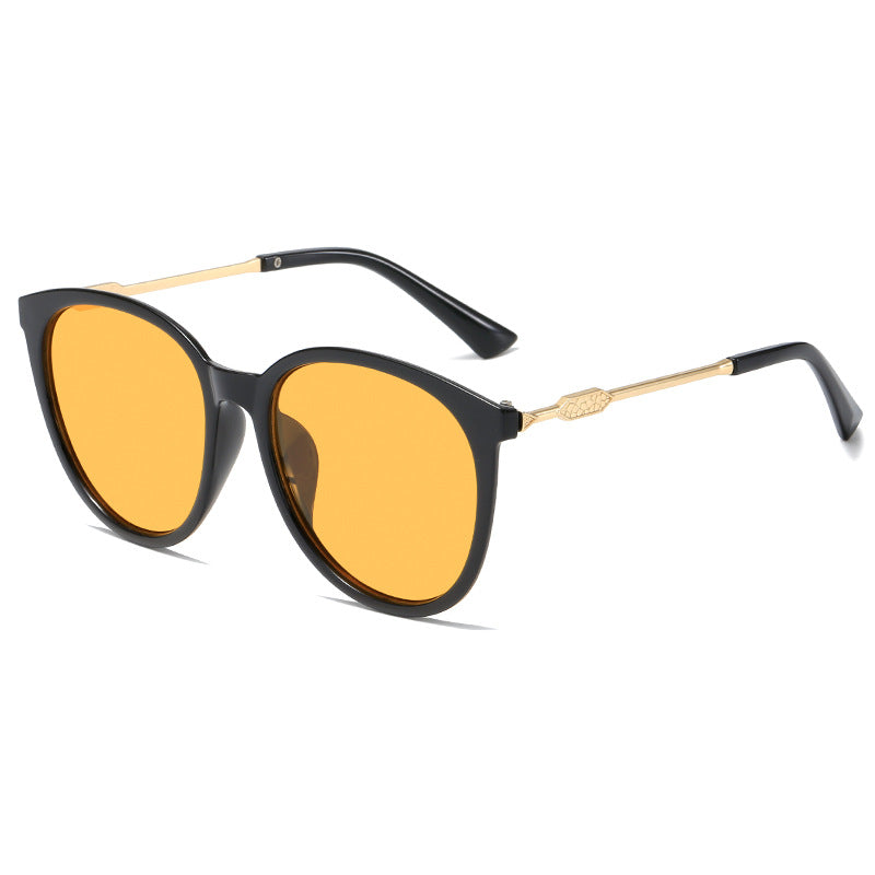 Kvinders Mode Cat-Eye Solbriller med Spejl Linser