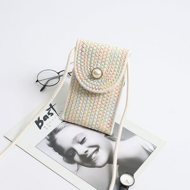 Håndlavet smartphone-etui med unikt geometrisk design