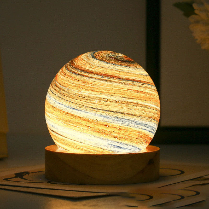 Fortryllende Planetlampe – Et Univers af Farver og Drømme