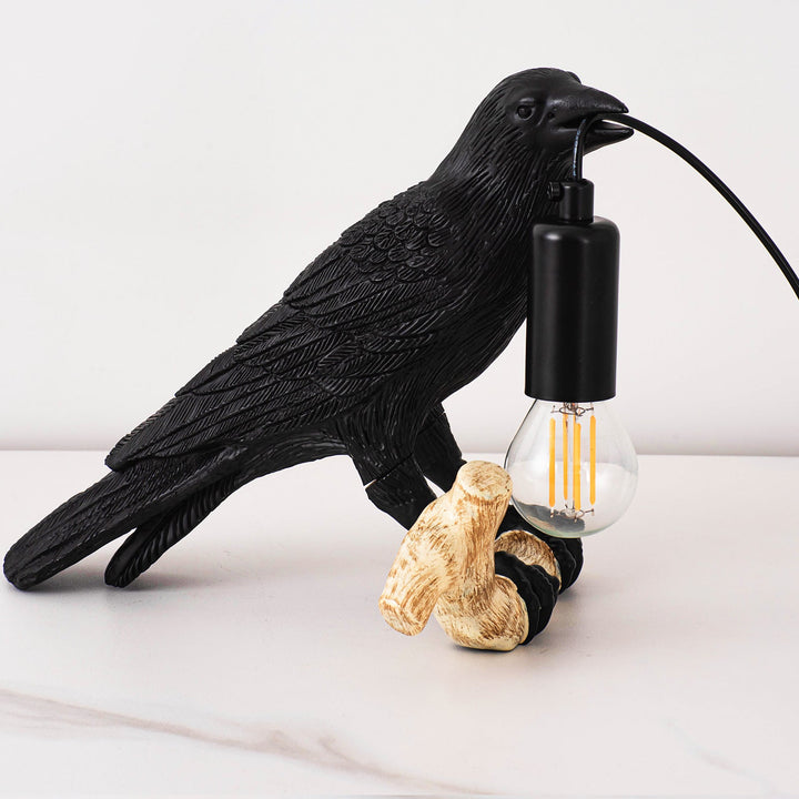 Kreativ Fugle Bordlampe Natlampe til Soveværelse Stue Atmosfære Mini Lampe