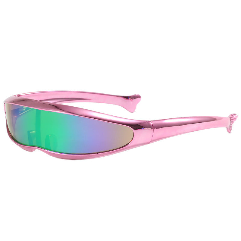 Kvinder Sporty Solbriller med Ergonomisk Design og Spejl Linser