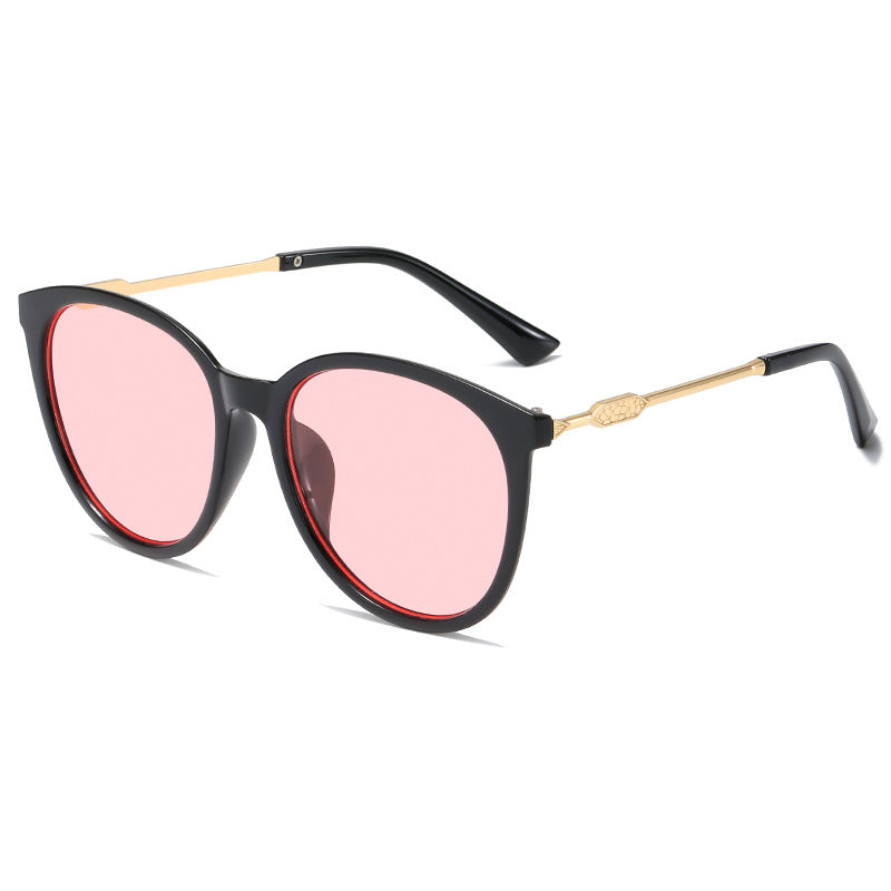 Kvinders Mode Cat-Eye Solbriller med Spejl Linser