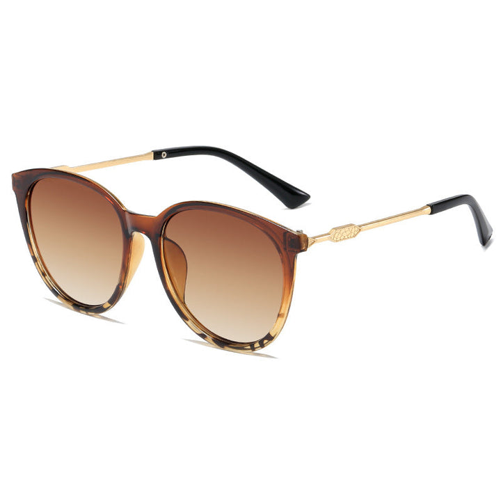 Kvinders Mode Cat-Eye Solbriller med Spejl Linser