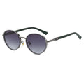 Dame elegante runde solbriller med spejleffekt