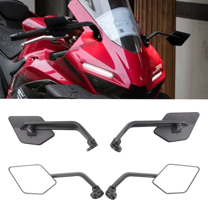 Justerbart Motorradspejl med Robust Monteringssystem