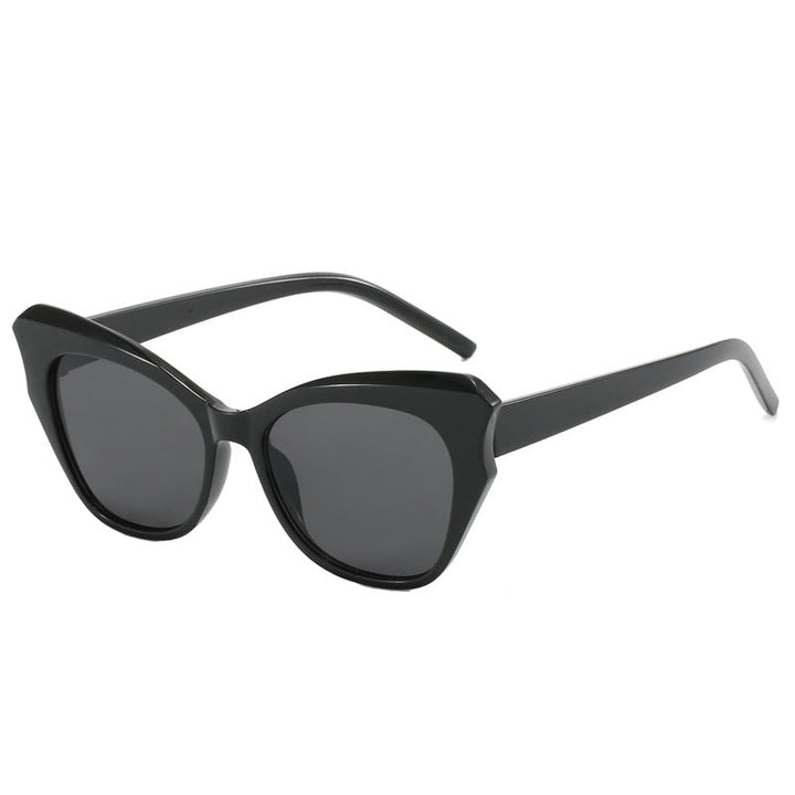 Kvinders Cat-Eye Solbriller med Ekstravagant Spejldesign