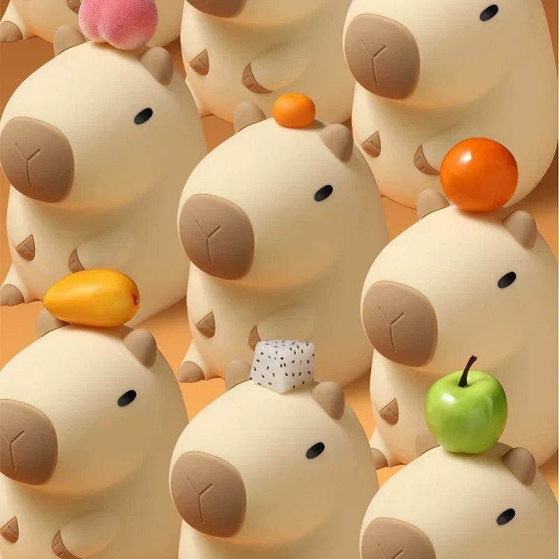 Capybara Silikone Nattelys