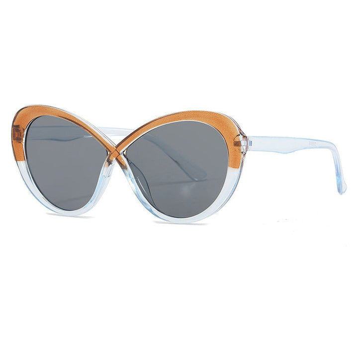 Kvinder Cat-Eye Solbriller med Spejl Linser
