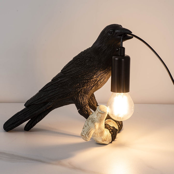 Kreativ Fugle Bordlampe Natlampe til Soveværelse Stue Atmosfære Mini Lampe