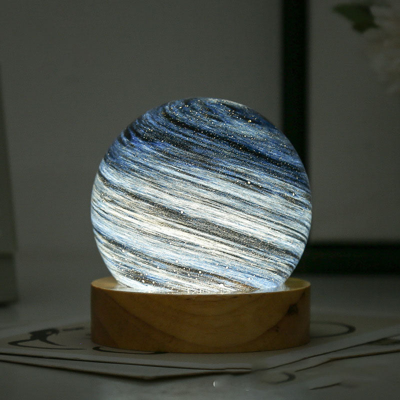 Fortryllende Planetlampe – Et Univers af Farver og Drømme