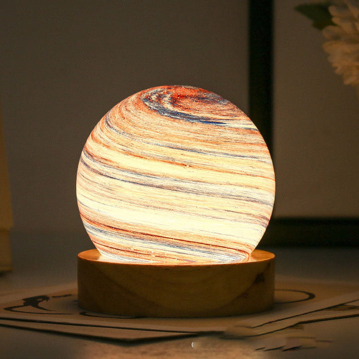 Fortryllende Planetlampe – Et Univers af Farver og Drømme