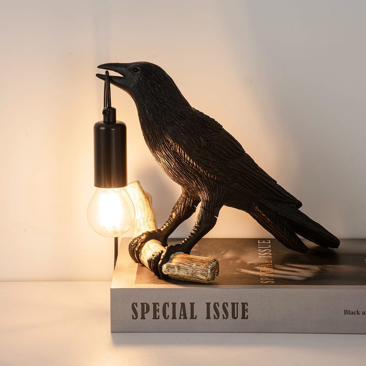 Kreativ Fugle Bordlampe Natlampe til Soveværelse Stue Atmosfære Mini Lampe