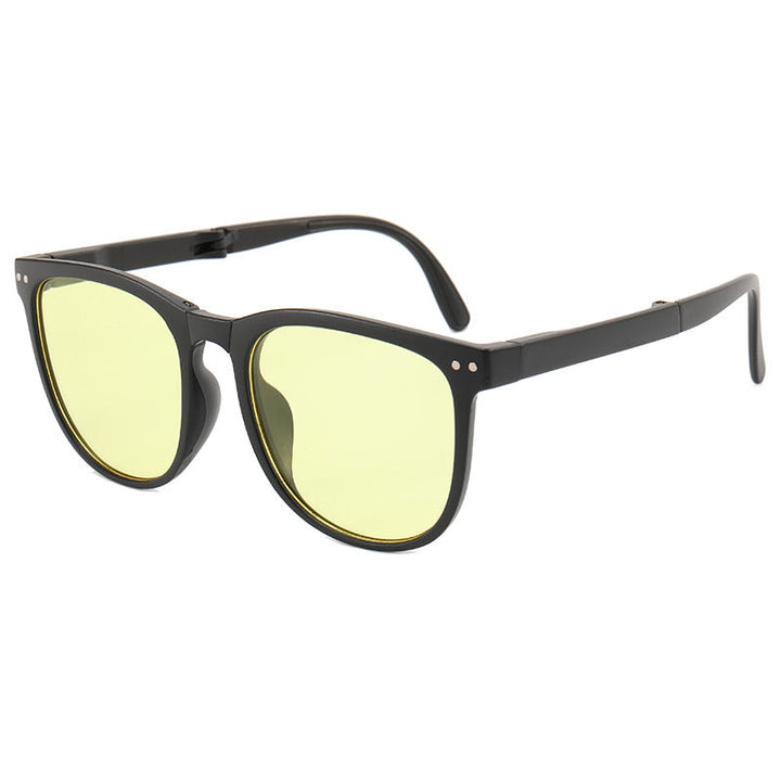 Kvinders Mode Oversized Solbriller med Spejl Linsen
