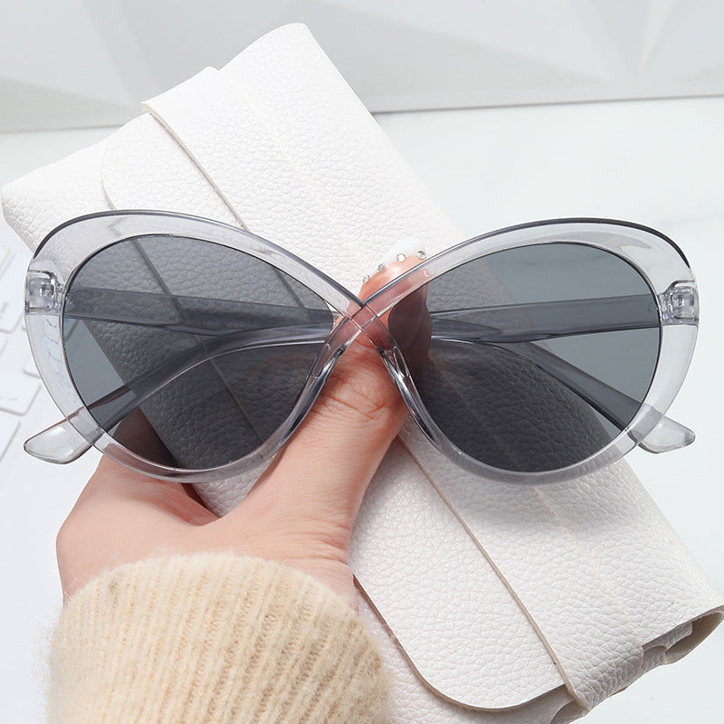 Kvinder Cat-Eye Solbriller med Spejl Linser