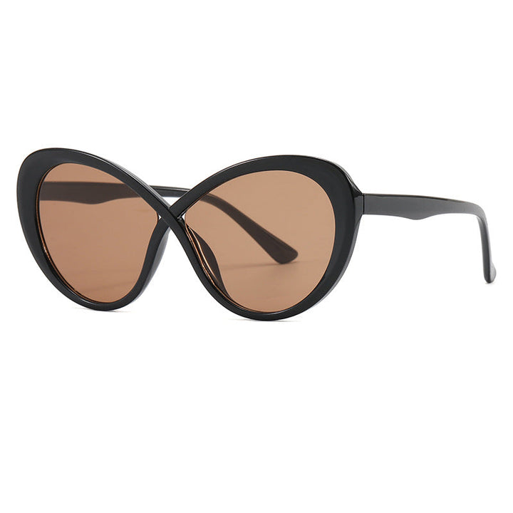 Kvinder Cat-Eye Solbriller med Spejl Linser