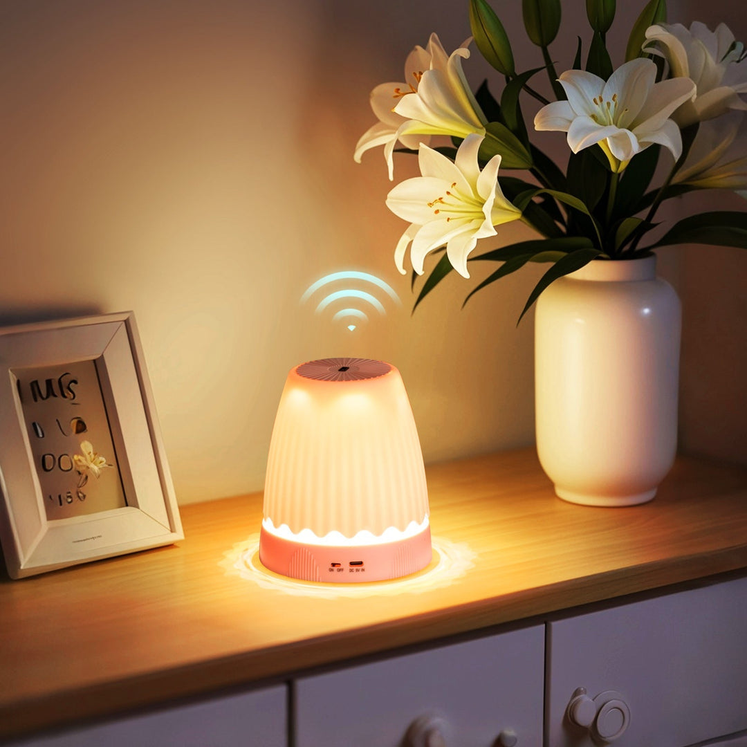 Viral Trådløs Opladning Natlampe, Kreativ Soveværelse Sengelampe