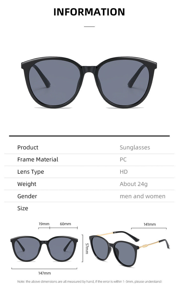 Kvinders Mode Cat-Eye Solbriller med Spejl Linser