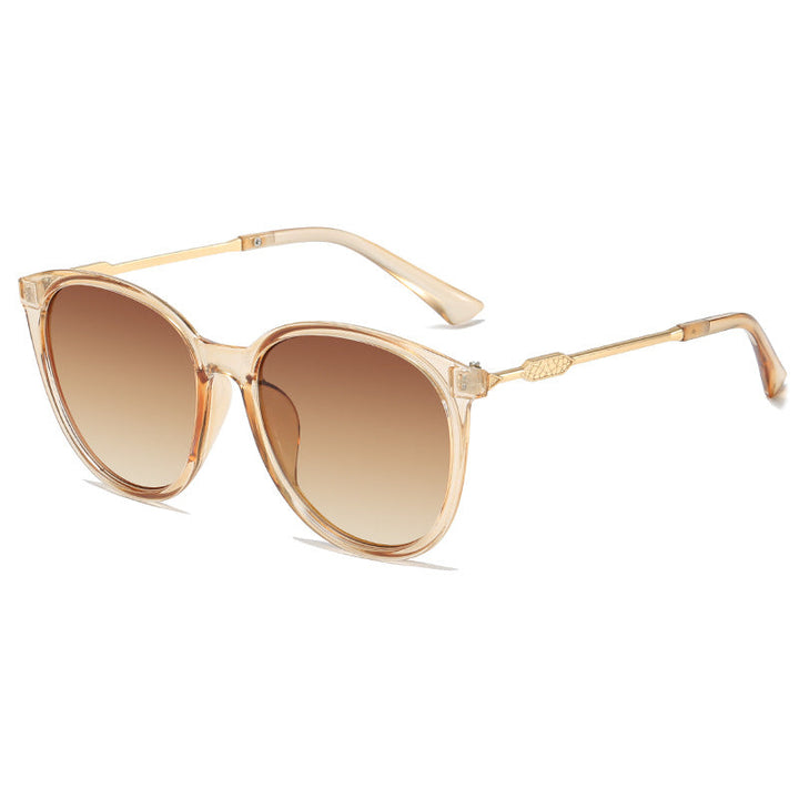 Kvinders Mode Cat-Eye Solbriller med Spejl Linser