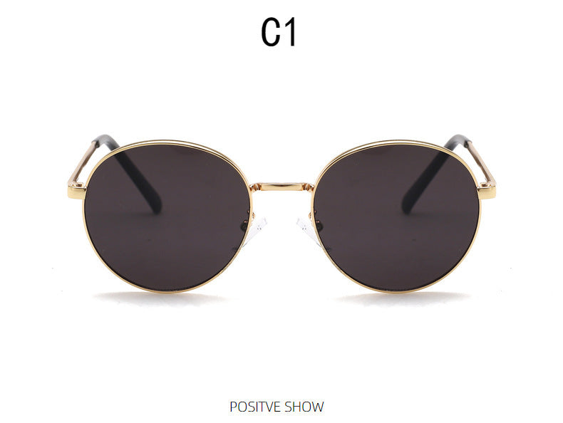 Kvindernes fashionable solbriller med spejlet gradient