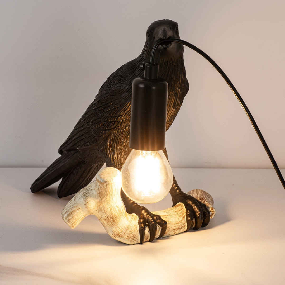 Kreativ Fugle Bordlampe Natlampe til Soveværelse Stue Atmosfære Mini Lampe
