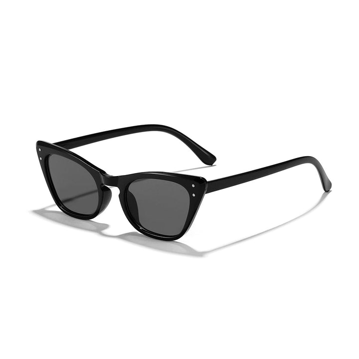 Dame Cat-Eye Solbriller med Spejlelinser og Stilfuld Ramme